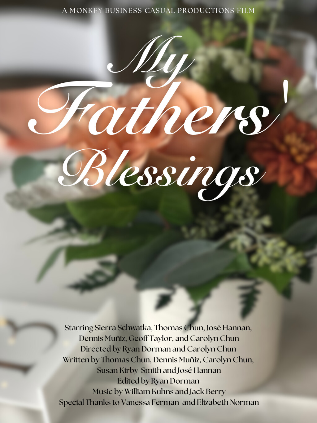 Filmposter for My Fathers' Blessings 